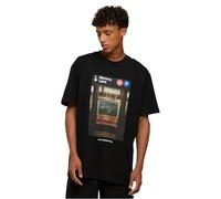 MT Upscale Mt3594-memory Lane Oversize Tee T-Shirt, Nero, XS Große Größen Tall Uomo