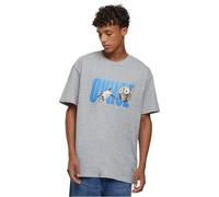 MT Upscale Mt3603-ovhoe Oversize Tee T-Shirt, Grigio, M Plus Tall Uomo