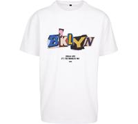 MT Upscale T-shirt Brklyn Oversizetee White M Bianco