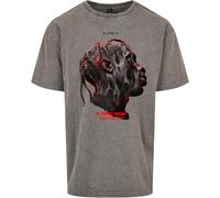 MT Upscale T-shirt Flying High Oversize Tee Lightasphalt S Grigio