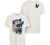 MT Upscale T-shirt Le Papillon Oversize Tee L Bianco