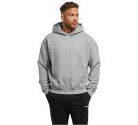 MT Upscale Up0002-upscale Core EMB Oversize Hoody Felpa con Cappuccio, Grigio, S Uomo
