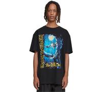 MT Upscale Upscale X Iron Maiden Fear of The Dark Heavy Oversize Tee T-Shirt, Black, XL Uomo