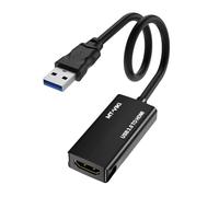 MT-ViKI Adattatore USB 3.0 HDMI USB 3.0 a HDMI adattatore audio video HD 1080P compatibile con Mac Windows 10/8.1/8/7 e altro ancora