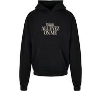 MT X Artist 2Pac All Eyez on me Tracklista Ultra Heavy Oversize Felpa con cappuccio MT3360 M Nero