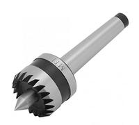 MT1/MT2 Cuscinetto resistente Contropunta Centro Metallo Tornio Legno Tornio Centro Spur Strumento Centro del Tornio di Precisione 0,01 mm per Fresatura Tornio CNC (MT2)