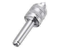 MT2 0.001 Precisione Precisioni Tornio in acciaio Live Center Strumento conico Cuscinetto triplo per CNC Cutter Tornio Strumento per Tornio per Legno Metallo per Tornio CNC Fresatura