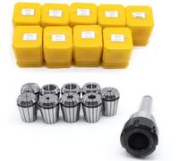 MT2 MT3 MT4 Porta maschiatrice ER16/ER20/ER25/ER32 + 9 pezzi Pinza a molla for fresatura CNC Utensile for tornio Cono Morse di alta qualità (Size : MTA4-ER25(9PCS))
