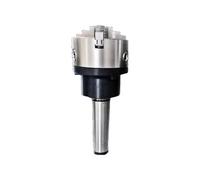 /MT3/4/5/6 flangia con gambo conico a tre griffe a quattro mandrino rotante/contropunta del tornio a fisso(6# collet diameter 500 3-jaw rotary)