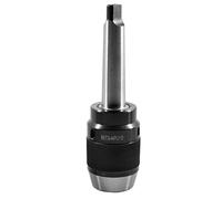 MT3 - APU13 Keyless Drill Chuck | CNC Milling Flat Tail Integrated | High Grip Alloy Steel for Metalworking/Woodworking | 1 / 16in - 1 / 2in Clamping, 0.002in Accuracy