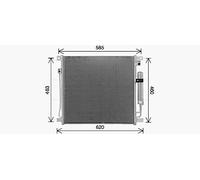 MT5285D AVA QUALITY COOLING Condensatore, Climatizzatore per FIAT,MITSUBISHI