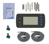 MT75 Telemetro per regolatore di carica solare EPEVER e invertitore, display LCD da 4,7 pollici con RS485, montaggio a parete, nero, monitoraggio dei codici di errore e controllo del carico per