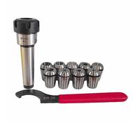 MTA2 MTB2 MTA3 MTB3 MTA4 MTB4 Supporto MT2 MT3 MT4 ER25 + 9PCS Set Di Pinze A Molla + Chiave Cono Per Fresatura CNC(MTB3-ER25-9Pcs)