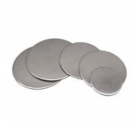 MTADSBKFP Dischi Rotondi di Alluminio Confezione da 10 Dischi tondi in Acciaio Inossidabile, Diametro 15-26 mm, Spessore 1,0-2,7 mm(22Mm*1.30Mm)