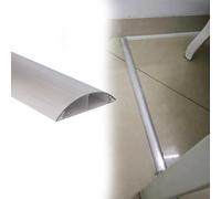 MTADSBKFP Kit di canaline autoadesive, Canalina Portacavi Semitonda 55mm x 15mm x 50-180cm Autoadesiva Confezione da 1-10 Pz(1 PC,L 80 CM H 15 MM)