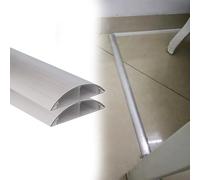 MTADSBKFP Kit di canaline autoadesive, Canalina Portacavi Semitonda 55mm x 15mm x 50-180cm Autoadesiva Confezione da 1-10 Pz(2 PCS,L 50 CM H 15 MM)