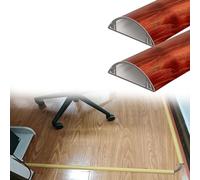 MTADSBKFP Kit di canaline autoadesive, Confezione da 2 canaline portacavi autoadesive semicircolari Multicolori(Red,W 50 MM L 150 MM H 14 MM)