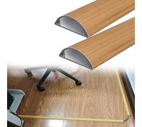 MTADSBKFP Kit di canaline autoadesive, Confezione da 2 canaline portacavi autoadesive semicircolari Multicolori(Yellow,W 50 MM L 50 MM H 14 MM)