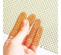 MTADSBKFP Rete Metallica in Rame Intrecciata, Brass Woven Wire Mesh Filter Screen 10-200 Mesh(50mesh 1x1m)