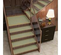 MTADSBKFP Tappetini per Scale in Moquette, Gradini Antiscivolo Lavabili riutilizzabili for Scale for Bambini, Anziani, Animali Domestici, Multicolore, Varie Misure(E,3x30x80cm/11.8x31.5in)