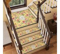 MTADSBKFP Tappetini per Scale in Moquette, Moquette Antiscivolo for Scale Interne Multicolore, Diverse Misure(F,1x26x65cm/10.2x25.6in)