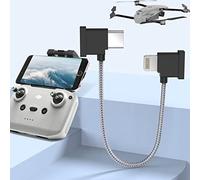 MTAKYI Cavo intrecciato da USB C a IOS da 6 pollici in nylon per telecomando DJI Mini 2/Mavic Air 2, cavo dati RC per tablet OTG da 1 m (connettore iOS)