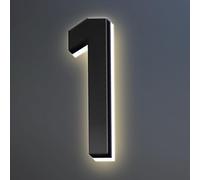 MtalNumbeor Números LED flotantes para exterior (1,15CM)