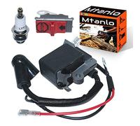 Mtanlo Bobina di Accensione per Husqvarna 36 41 136 137 141 142 Jonsered CS2234 2234S 2238 2238S McCulloch CS340 CS380 530039239 545063901, con Interruttore di Accensione della Candela