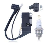 Mtanlo Bobina di Accensione per Motosega 4500 5200 5800 45cc 52cc 58cc Motosega, Modulo Bobina di Accensione con Tappo ad Alta Pressione Candela di Accensione Molla di Accensione