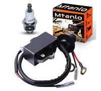 Mtanlo Bobine di accensione per Stihl TS400 TS410 TS420 TS460 Motosega 1130 400 1302, bobine di accensione con L7T/BPMR7A Candela di accensione