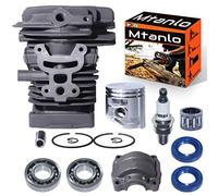 Mtanlo Cilindro e Pistone per Motosega Stihl MS181 MS171 MS171C MS181C MS211 MS180 MS250 Series,38mm Cylinder Piston Cuscinetto Paraolio Candela Accessori Kit Ricambi,1139 020 1203