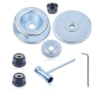 Mtanlo Kit di fissaggio per lama per Stihl FR85 FS55 FS70 FS80 FS90 FS100 FS120 FS200 FS250 Decespugliatore con chiave a bussola chiave a sei pannelli cava sostituire per 4130 713 1600