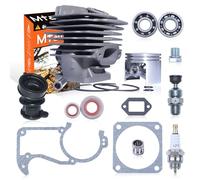 Mtanlo - Kit guarnizioni a pistone cilindrico 48 mm per Stihl MS360 036 PRO 034 AV Super MS340 cuscinetti a manovella per collettore di aspirazione motosega