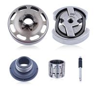 Mtanlo Tamburo Frizione (3/8" 6 Denti) Kit per Husqvarna 435 135 137 140 E-Seris Motosega Ricambio Parte 578257101 5778745-01,con Cuscinetto a Aghi Ingranaggio a Vite Senza Fine
