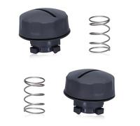 Mtanlo Tappi a vite e molla per Stihl FS38 FS40 FS45 FS46 FS50 FSE60 FSE71 FSE81 FAS85 FSA65 Testina per tosaerba AutoCut C4-2 C5-2 Sostituisce OEM 4006 710 4001(2 pezzi)