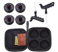 Mtanlo Tesla Model 3/S/X/Y Jack Pad Valet de Rondelle, cuscinetto di sollevamento in gomma con valigetta portaoggetti con 4 rondelle per auto, accessori per veicoli Tesla (confezione da 9)