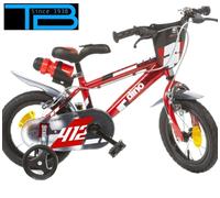 MTB 12" Dino Bikes su Sfera Ruota Libera Gomme Gonfiabili 3-5 anni