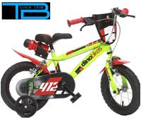MTB 12" Dino Bikes su Sfera Ruota Libera Gomme Gonfiabili 3-5 anni