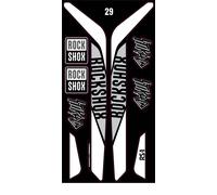 MTB Adesivi Forcella ROCKSHOX RS-1 BRAIN 15 - 17 ANTIGRAFFIO Stickers Fork