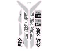 MTB Adesivi Forcella ROCKSHOX RS-1 BRAIN 15 - 17 ANTIGRAFFIO Stickers Fork