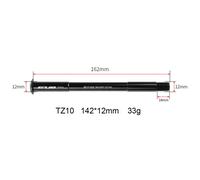 MTB Bicicletta Posteriore Telaio Thru Axle-Skewer 12mm X 162/165/168/ 171/174