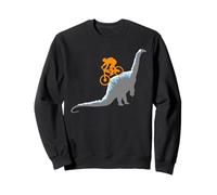 MTB Dinosaur Dino Bike Mountain Accessori Bicicletta Sport Felpa