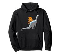 MTB Dinosaur Dino Bike Mountain Accessori Bicicletta Sport Felpa con Cappuccio