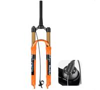 MTB Forcella Ammortizzata Bicicletta 26 27,5 29 Pollici Forcella Del Freno A Disco Bicicletta Ammortizzatore Ad Aria Cono Tubo 1-1/2" HL RL Rilascio Rapido Viaggio 105mm 1650g(Remote control,26in)