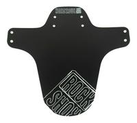 Parafango MTB RockShox Nero con Contorni Bianchi Invecchiati - Protezione per Forcelle e Stile Personalizzato