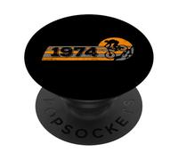MTB Mountain-Bike Ciclista bici Nata nel 1974 Compleanno PopSockets PopGrip Adesivo
