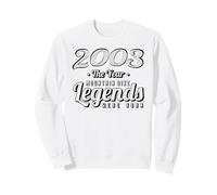 MTB Mountain-Bike Ciclista Nata nel 2003 Compleanno Bici Felpa