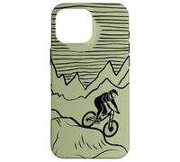MTB Mountain Bike Color-Green-Sage MTB-bici Bicicletta Custodia per iPhone 16 Pro Max