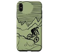 MTB Mountain Bike Color-Green-Sage MTB-bici Bicicletta Custodia per iPhone XS Max