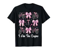 MTB Mountain Bike Mountain Bike Ragazza Mamma I Am The Engine Maglietta